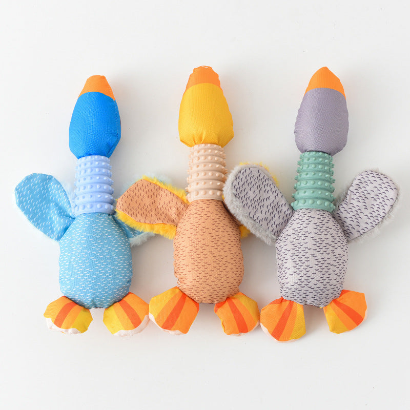 Pet Plush Toys Sound Big Goose Molars Bitten Cute Cartoon Dog Toys Pet Supplies