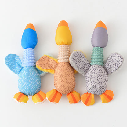 Pet Plush Toys Sound Big Goose Molars Bitten Cute Cartoon Dog Toys Pet Supplies
