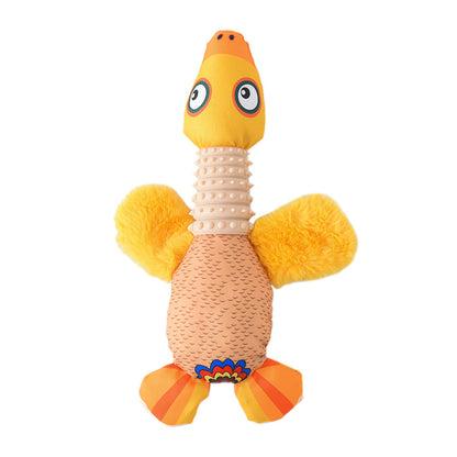Pet Plush Toys Sound Big Goose Molars Bitten Cute Cartoon Dog Toys Pet Supplies